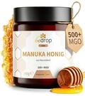 bedrop Manuka Honig mit MGO 500+ XXL Glas - 100% echter Premium Manukahonig aus