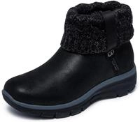 Skechers Easy Going-Cozy Weather Damen-Stiefelette, 2 H&auml;nde frei, Schwarz, 37 EU