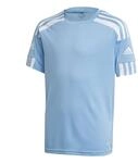 adidas Jungen Squadra 21 Jersey, Team Light Blue / White, 7-8 Years