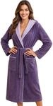 Morgenstern Bademantel Damen mit Kapuze 100% Baumwolle Frottee OEKO-TEX&reg;