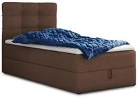 Sofnet Boxspringbett Best Mini mit Bettkasten und Matratzentopper - Einzelbett mit
