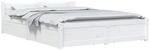 vidaXL Bett mit Schubladen Holzbett Massivholzbett Bettrahmen Bettgestell...