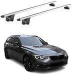 OMAC Dachtr&auml;ger f&uuml;r BMW 3er Touring F31 G21 2012-2026 Silber Aluminium | T&Uuml;V