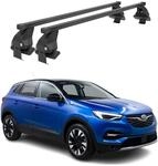 Dachtr&auml;ger Quertr&auml;ger Menabo - Kompatibel mit Opel Grandland X 2017 bis 2023 -