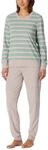 Schiesser Damen Schlafanzug lang Frottee warm kuschelig wohlf&uuml;hlen-Nightwear