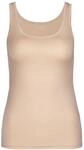 CALIDA Natural Comfort Tank Top Damen, mit Rundhals-Ausschnitt Rose Teint 48-50