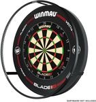 WINMAU Plasma Dartboard-Lichtpaket - Schwarzes 360-Grad-Licht mit schwarzer