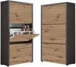 BMG M&ouml;bel Schuhkipper &raquo;Siena&laquo; (Schuhschrank Schuhregal Schrank Garderobe, 3