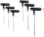 Topeak Innensechskantschl&uuml;ssel Set T-Handle DuoHex, Black, 2/2.5/3/4/5/ 6mm,