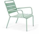 Oviala Gartensessel, niedrig, Relax, Stahl, Salbeigr&uuml;n &ndash; Palavas