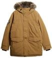 Superdry Herren Everest Parka mit Kunstfellbesatz K&auml;ngurubraun XXL