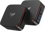 NiPoGi Pinova P1 Mini PC W-11 Pro A&Mu;D Ryzen Embedded R2544 (4C/8T, bis 3,7 GHz,