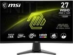 MSI MAG 27CQ6FDE 27-Zoll-WQHD-Curved-Gaming-Monitor &ndash; 1500R 2560 x 1440 Rapid