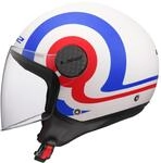 LS2, Jet-Motorradhelm SPHERE LUX II URBY White Blue Red, L