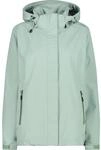CMP, JACKET ZIP HOOD WITH VENTILATION, 32X5826, Light Green, D44, Woman