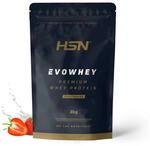 HSN Sports Evowhey - Konzentriertes Molkenprotein Erdbeere 2000 gr Schwarz