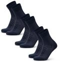 DANISH ENDURANCE Leichte Merinowolle Wandersocken, Atmungsaktiv, 3 & 5 Paar |...