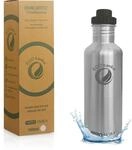 ECOtanka trekkaTANKA&trade; 1,0L Trinkflasche Edelstahl &ndash; BPA-freie Edelstahl