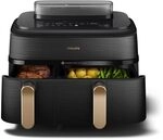 Philips Steam Airfryer 5000 Series Dual Basket Hei&szlig;luftfritteuse mit