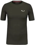 Salewa Herren Cristallo Warm Amr M T-srt. Shortsleeve Tee, Dark Olive, L EU