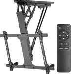 Maclean Elektrische TV-Deckenhalterung 32-70" f&uuml;r Decke & Dachschr&auml;gen | Stufenlos