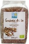 Pural Leinsaat , Geschrotet, Braun, 250 G