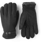 Hestra Utsj&ouml; Lederhandschuhe Handschuhe Fingerhandschuhe Herren - mit Futter