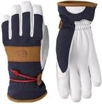 HESTRA Voss CZone Damen Skihandschuhe, Leder, wasserdicht, Marineblau