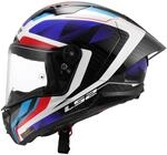 LS2, Integraler Motorradhelm THUNDER GP AERO RAUTE Gloss Blue Red, L