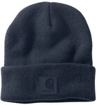 Carhartt Herren Tonal Patch Beanie, Marineblau, Einheitsgr&ouml;&szlig;e