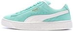 PUMA Sneaker T&uuml;rkis / Wei&szlig; Herren Wildleder XL