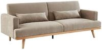 Vente-unique - Schlafsofa 3 Esme - Polyester - beige