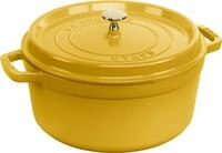 STAUB Cocotte, Gusseisen Br&auml;ter, Alle Herdarten inkl Induktion, Rund, 26 cm, 5,0 L,