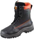 Forstsicherheitsstiefel NoRisk Gr.47 schwarz/orang e Leder S3 SRC EN20345/EN17249