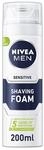 NIVEA MEN Sensitive Shave Foam with Zero Percent Alcohol, 200 ml