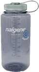 Nalgene Flasche 'Everyday Weithals' - 1 L, grau, Deckel grau-Silber