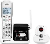 Geemarc Amplidect 595 SOS Pro - Verst&auml;rktes schnurloses Telefon und Notruf-Medaillon