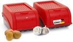 Novaliv Kartoffel Aufbewahrungsbox | 2x klein 3,5L | ROT | Zwiebelbox | Gem&uuml;sebox