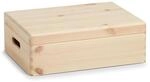Zeller 13151 Allzweckkiste m. Deckel, Nadelholz, ca. 40 x 30 x 14 cm, Holzkiste m.