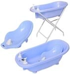 Lorelli Babybadewannen-Set Babybadewanne 88 cm Badesitz Badewannenst&auml;nder...