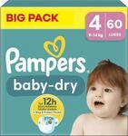 Pampers Windeln Gr&ouml;&szlig;e 4 Maxi, 60er Packung