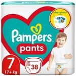Pampers Pants Windeln Gr&ouml;&szlig;e 7 (17+ kg), 38 St&uuml;ck, Bester Schutz & Komfort Pampers