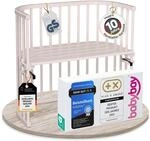 babybay Original Beistellbett aus massivem Buchenholz/kompakt &