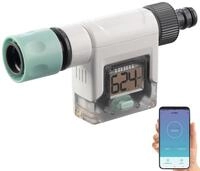 Royal Gardineer Durchflussmesser: Smart-Wasserz&auml;hler f&uuml;r den Gartenschlauch mit