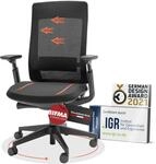 Yaasa Chair Essential Schwarz, B&uuml;rostuhl ergonomisch, 3D-Armlehnen, 150kg
