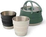 Sea to Summit Detour Edelstahl-Wasserkocher-Set (1,6 Liter Wasserkocher, 2 Tassen),