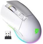 KLIM Blaze - Wiederaufladbare kabellose RGB Gaming Maus - NEU - Hochpr&auml;ziser Sensor