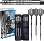 Harrows SUPERGRIP Darts-Set mit 90% Wolframstahlspitze. Erh&auml;ltlich in 21 g, 22 g, 23