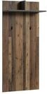 byLIVING Wandpaneele Ben/Garderobe Old Wood braun mit Zwei Kleiderhaken und