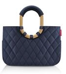 reisenthel loopshopper M frame rhombus midnight gold &ndash; Stabile Tasche mit